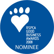 Animal ArksRSPCA Good Business Wards 2008 Nominee